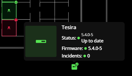 Tesira device details